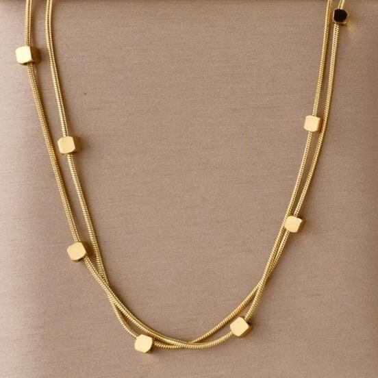 Colar Feminino Dourado