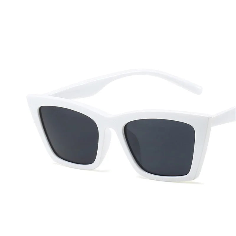 Oculos de Sol Femininos Cat Eye Branco