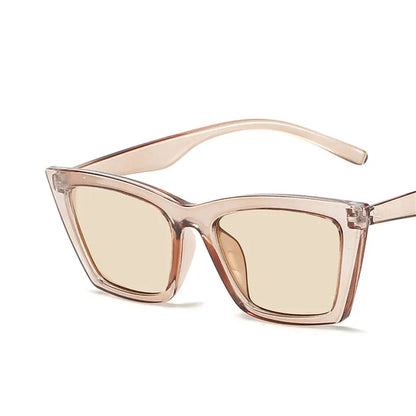 Oculos de Sol Femininos Cat Eye Cha