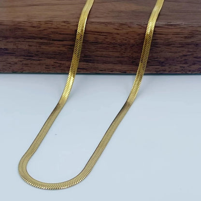 Colar "Choker" Minimalista Dourado